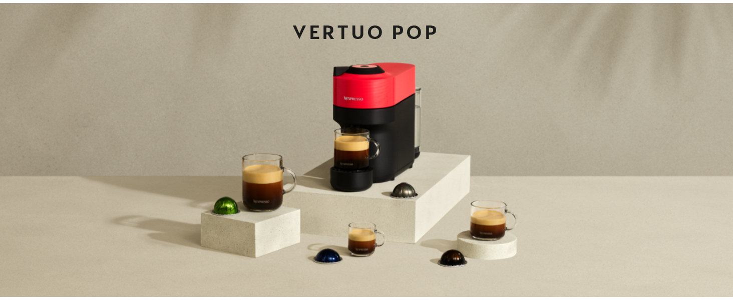 Капсульная кофемашина 1500 Вт, мятно-зеленая Nespresso Vertuo Pop ‎XN9204 Krups