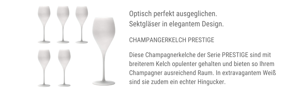 Набор бокалов для шампанского 6 шт. 343 мл, Prestige Stölzle Lausitz