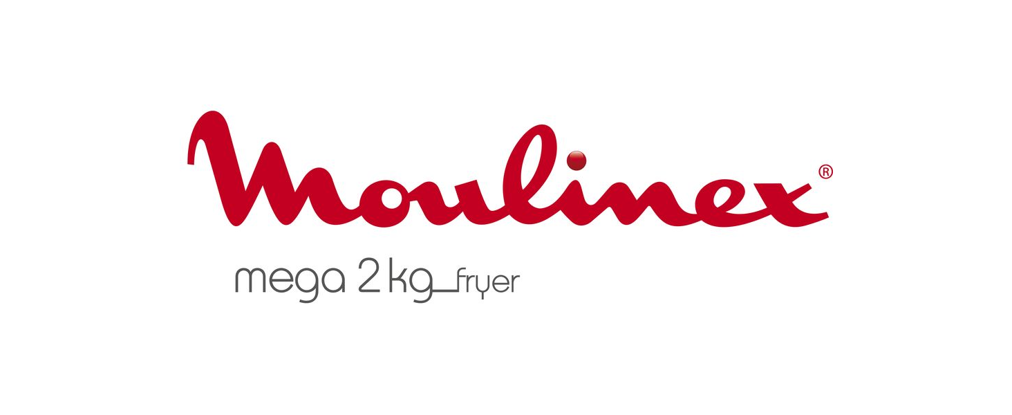 Фритюрница Moulinex AM4800 Mega 2 кг с маслянм фильтром с защитой от запаха регулируемой температурой легкой очисткой Картофелем фри / 1800 Вт / для 8 человек Белй/серебристй / Большой