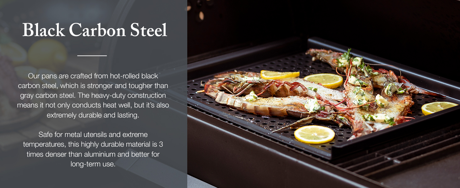 Противень для гриля 30 х 50 см Carbon Steel BBQ Merten & Storck