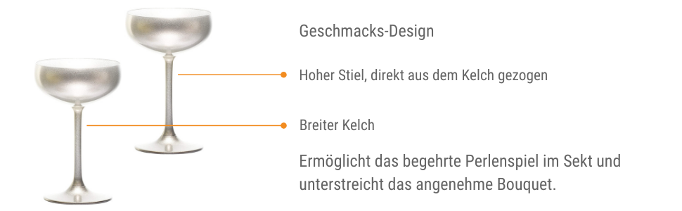 Набор бокалов для шампанского 6 шт. 200 мл, серебристый Elements Stölzle Lausitz