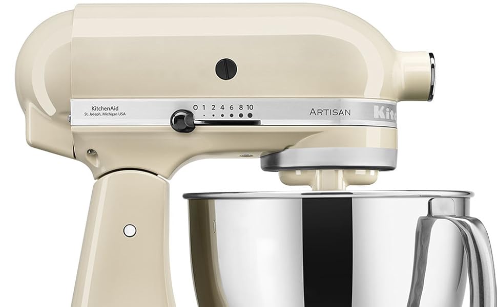 Кухонный комбайн 4.8 л 300 Вт, 10 скоростей, черный Artisan 5KSM125EOB KitchenAid