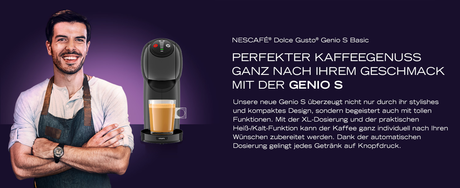 Капсульная кофемашина 0.8 л 1500 Вт Nescafé Dolce Gusto Genio S KP240B Krups