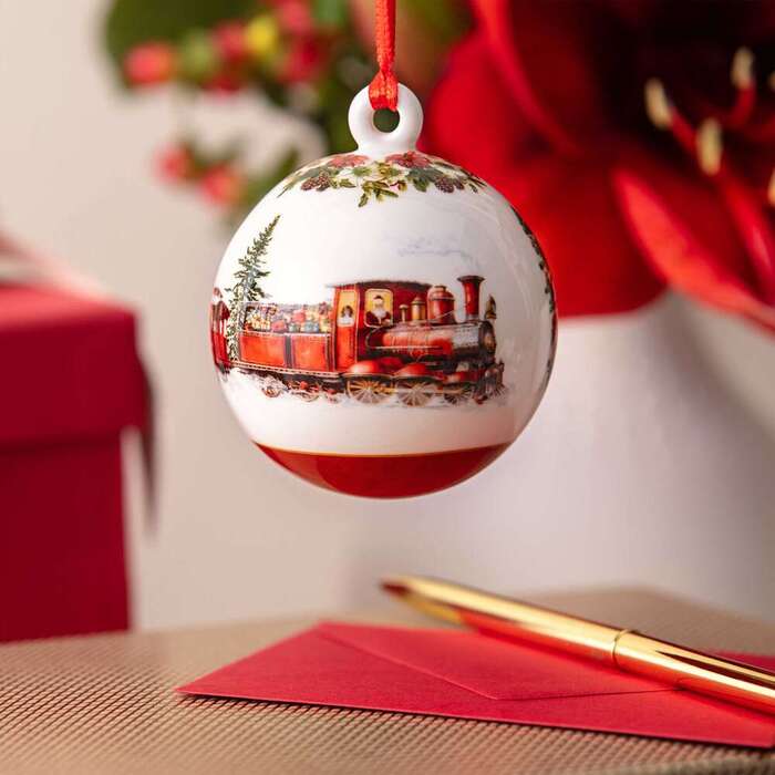 Елочное украшение шар 7,8 х 6,4 см Annual Christmas Edition 2025 Villeroy & Boch