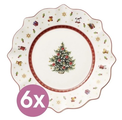 Набор из 6 тарелок для завтрака 24 см Toy's Delight Villeroy & Boch