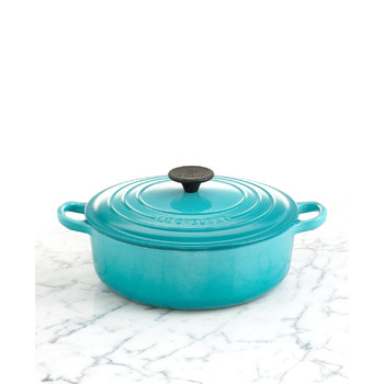 Кастрюля / жаровня 24 см, бирюзовый Le Creuset