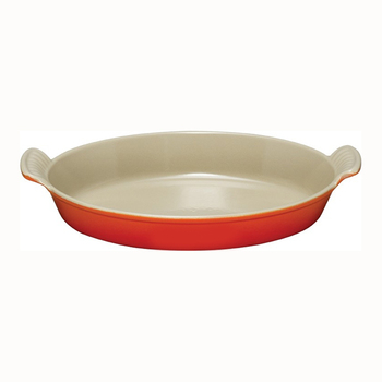 Блюдо овальное для запекания 20 см, оранжевое Le Creuset