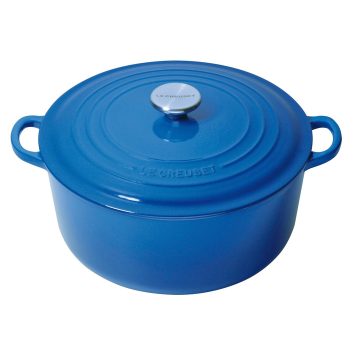 Кастрюля / жаровня 22 см, синий Le Creuset