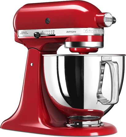 Кухонный комбайн 4.8 л 300 Вт, 10 скоростей, красный Artisan KitchenAid