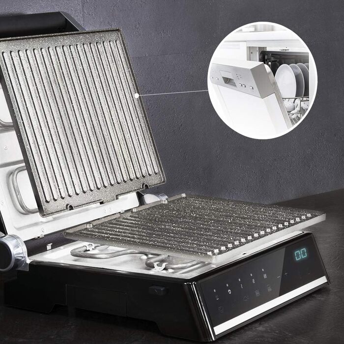 Электрогриль 2000 Вт, Rock'nGrill Smart ‎Cecotec