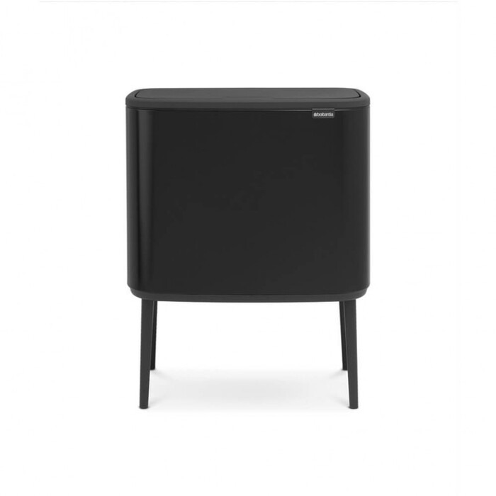 Мусорный бак 3х11 л черный матовый Bo Touch Bin Brabantia