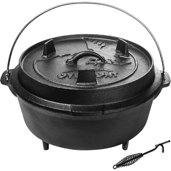 Чугунная голландская печь 8,8 л Black Overmont