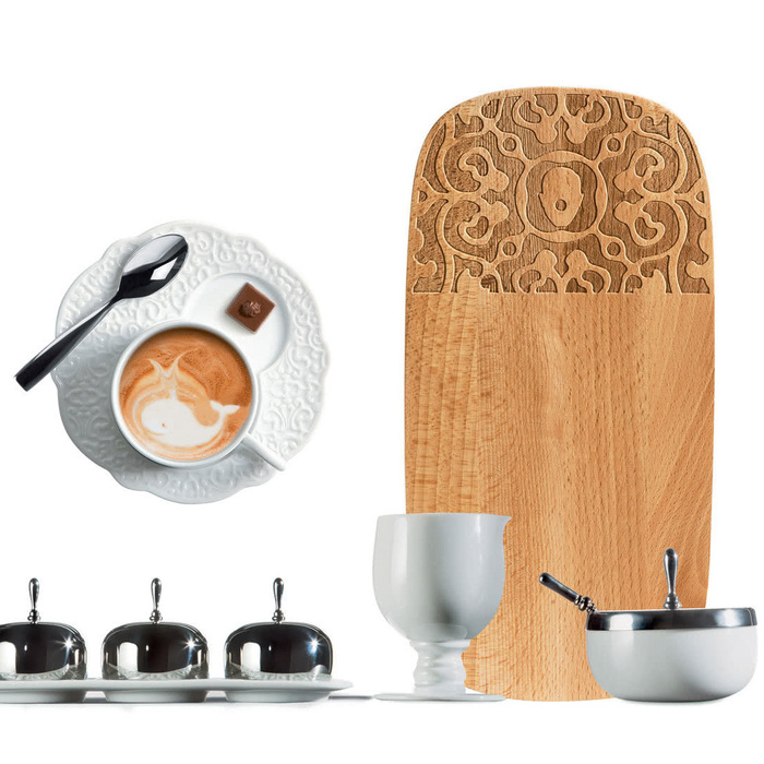 Разделочная доска-поднос 15,5х2х30 см дерево Dressed in wood Alessi