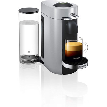 Эспрессо-машина капсульная, серая Nespresso Vertuo Plus De'Longhi