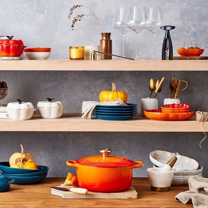 Тарелка 23 см Meringue Halloween Le Creuset