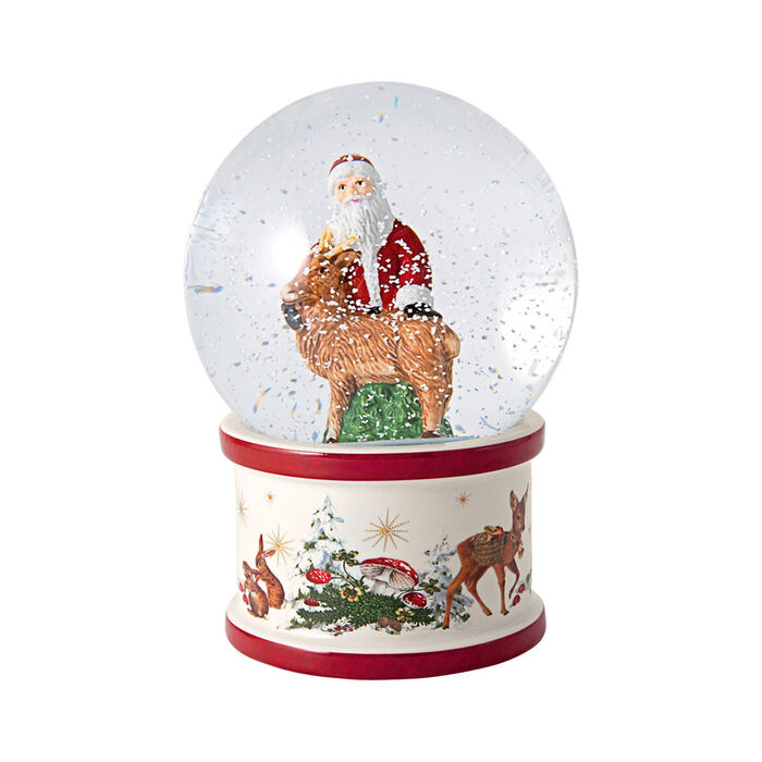 Снежный шар “Санта с оленем” 13 x 13 x 17 см, Christmas Toys Memory Villeroy & Boch