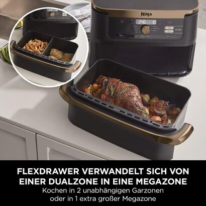 Фритюрница аэрогриль 10,4 л AF500EUCP Foodi FlexDrawer Ninja