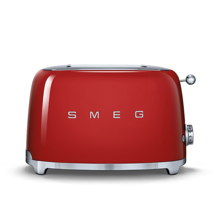 Тостер на 2 ломтика  TSF01RDEU, красный, Smeg