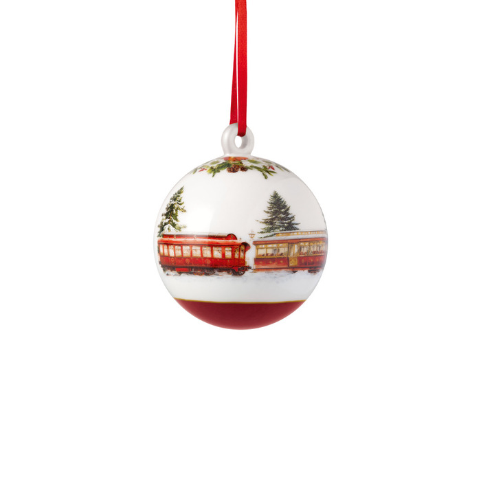 Елочное украшение шар 7,8 х 6,4 см Annual Christmas Edition 2025 Villeroy & Boch