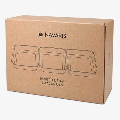 Набор для панировки 22 x 15 x 3 см Navaris