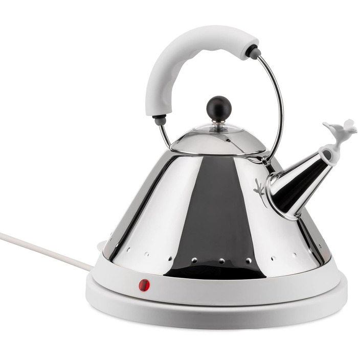 Чайник электрический 1,5 л белый/металлик Electric kettle Alessi