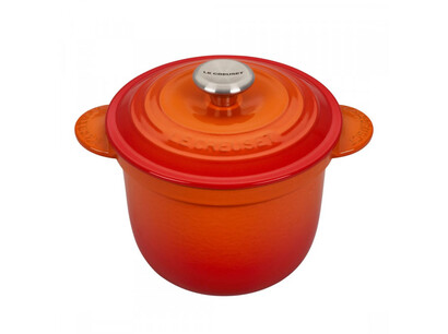 Кастрюля / жаровня 18 см с крышкой, оранжевая Every Flame Le Creuset