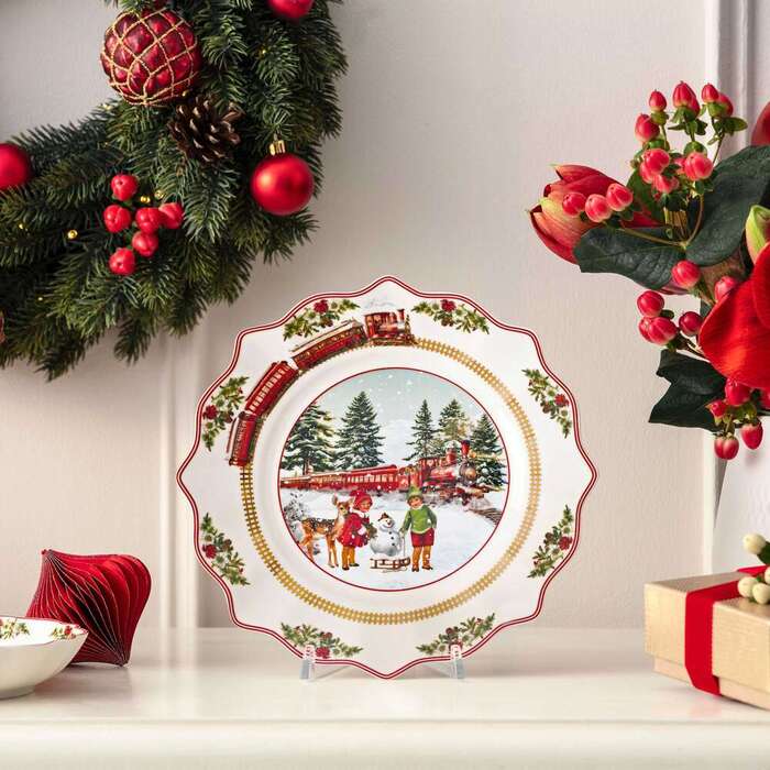 Тарелка 24 x 3 см Annual Christmas Edition 2025 Villeroy & Boch