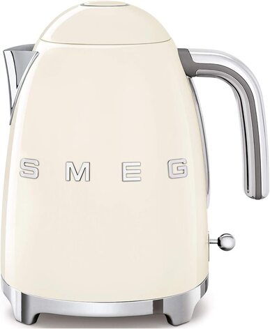 Лектрический чайник Smeg KLF03CREU, 1,7 л, 2400 Вт, одноместнй кремовй