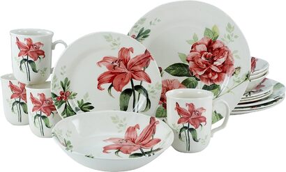 Столовый сервиз из керамогранита на 4 человека 16 предметов Rosemary Series CreaTable