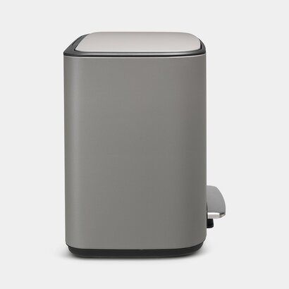 Мусорный бак с педалью 11+23 л серый двухсекционный Pedal Bin Bo Brabantia