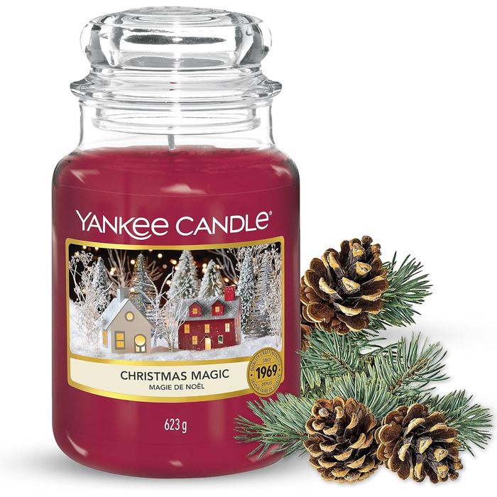 Ароматическая свеча в банке, время горения до 150 часов Yankee Candle