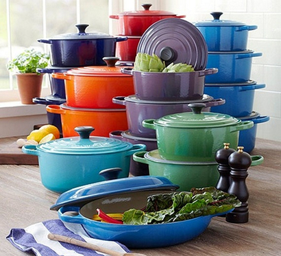 Кастрюля / жаровня 22 см, бирюзовый Le Creuset