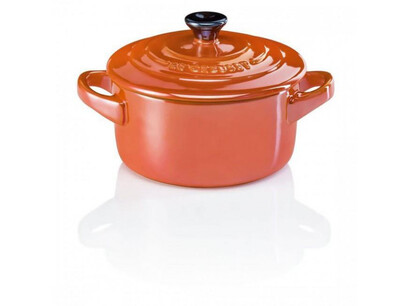 Мини-кастрюля / жаровня 10 см, Metallic Ofenrot Le Creuset