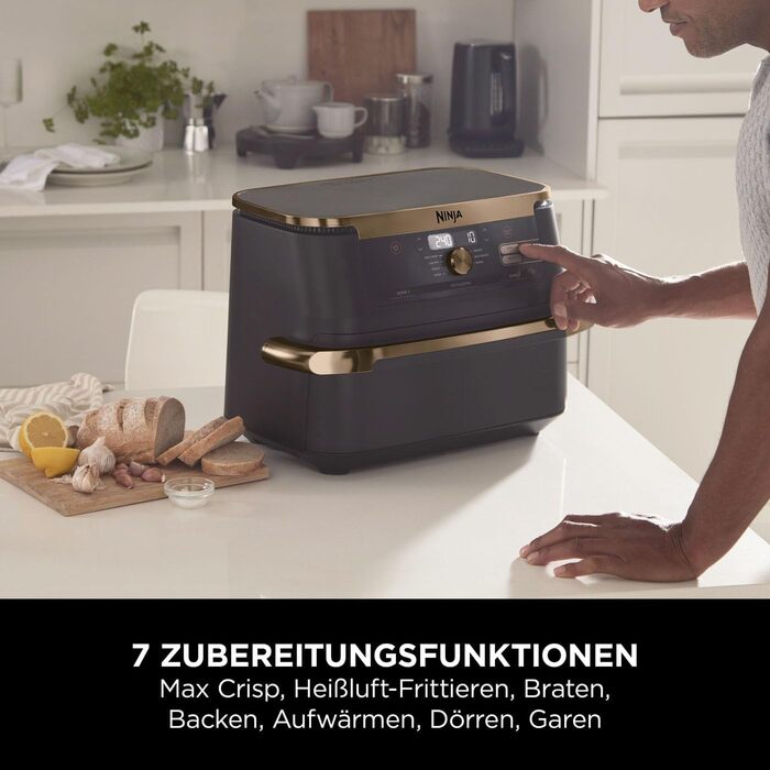 Фритюрница аэрогриль 10,4 л AF500EUCP Foodi FlexDrawer Ninja