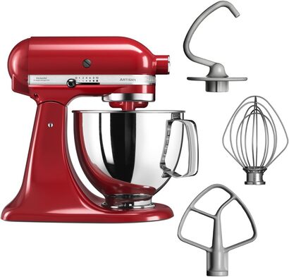 Кухонный комбайн 4.8 л 300 Вт, 10 скоростей, красный Artisan KitchenAid