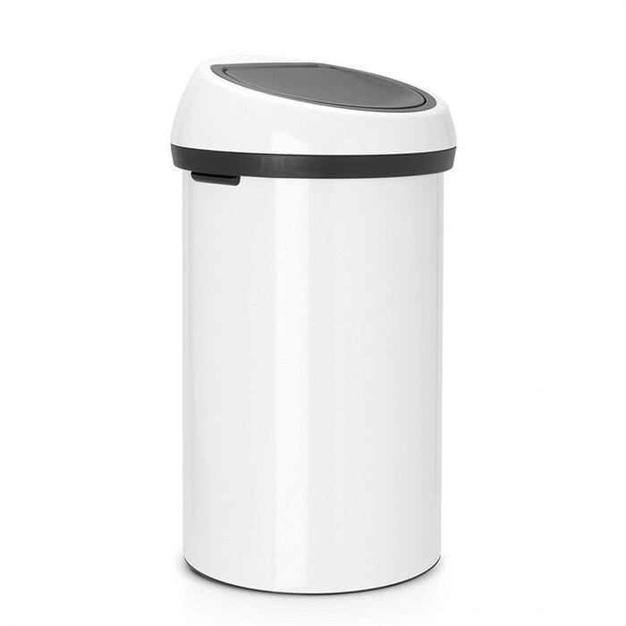 Мусорный бак 60 л белый Touch Bin Brabantia