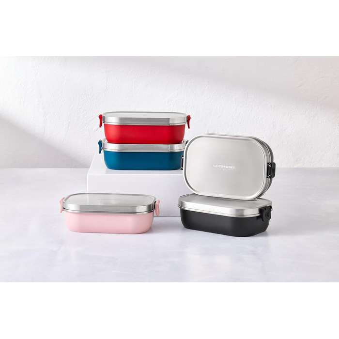 Ланчбокс из нержавеющей стали cиний 900 мл Le Creuset