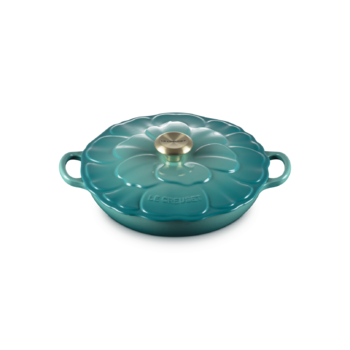 Жаровня 26 см/2,2 л Flower Blue Riviera Le Creuset
