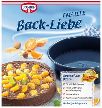 Форма для выпечки круглая со съемным дном Ø 28 см Back - Liebe Dr. Oetker