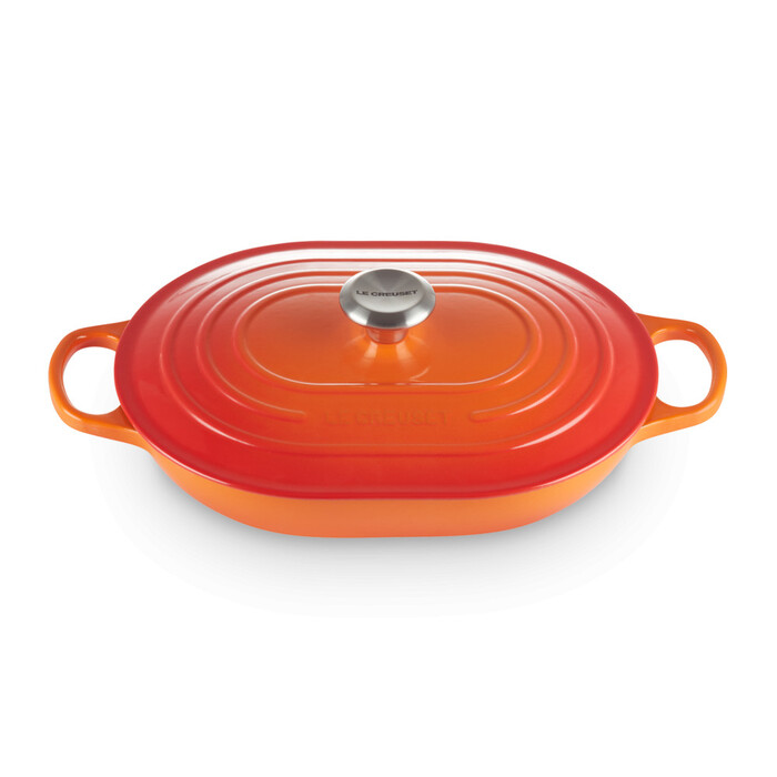 Жаровня 31 см овальная Oblong Flame Le Creuset