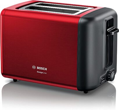 Тостер Bosch TAT4P424DE 2 Slice(s) мощностью 970 Вт чернй краснй