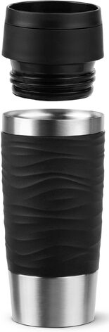 Термокружка 0,36 л Black Classic Wave Emsa