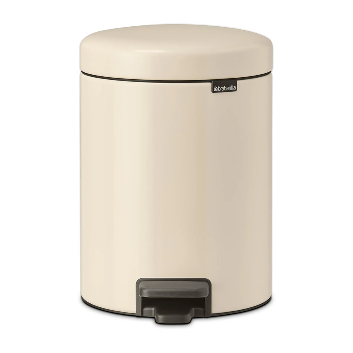 Мусорный бак с педалью 5 л Soft beige NewIcon Brabantia