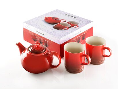 Набор для чаепития, вишневый Le Creuset