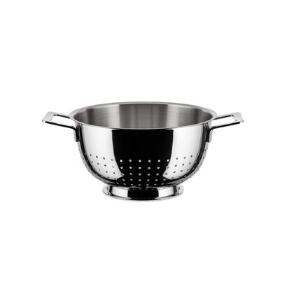 Дуршлаг с подставкой 22 см металлик Pots & Pans Alessi