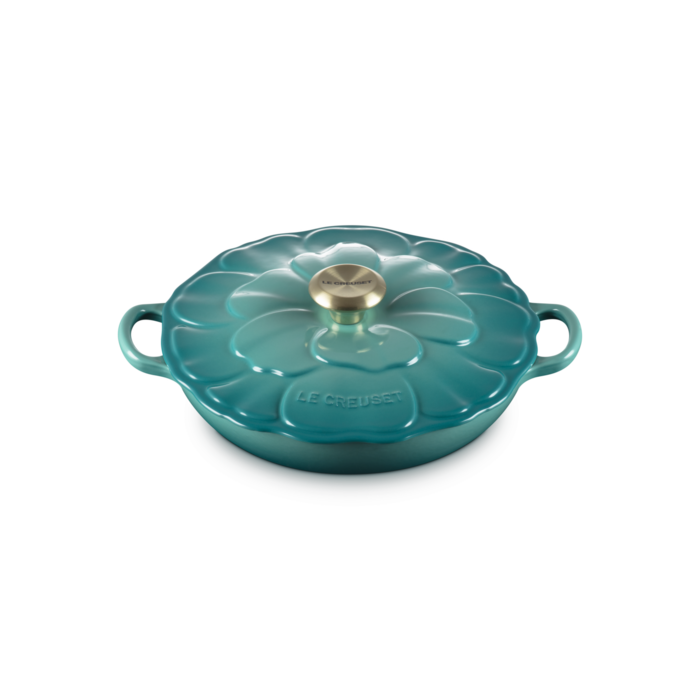 Жаровня 26 см/2,2 л Flower Blue Riviera Le Creuset