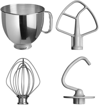 Кухонный комбайн 4.8 л 300 Вт, 10 скоростей, черный Artisan 5KSM125EOB KitchenAid