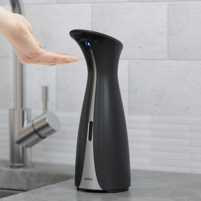 Диспенсер для мыла сенсорный 0,25 л Otto Black Umbra
