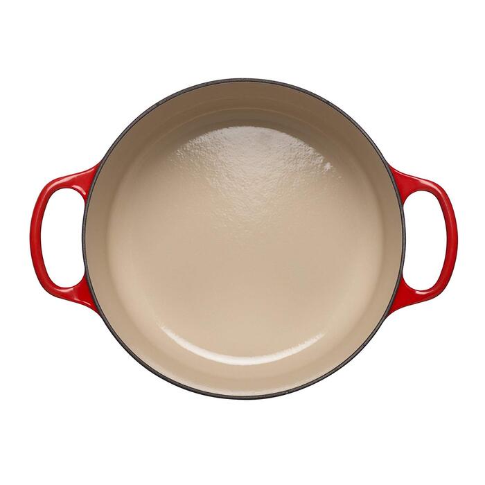 Кастрюля / жаровня с крышкой 24 см, вишневый Signature Le Creuset