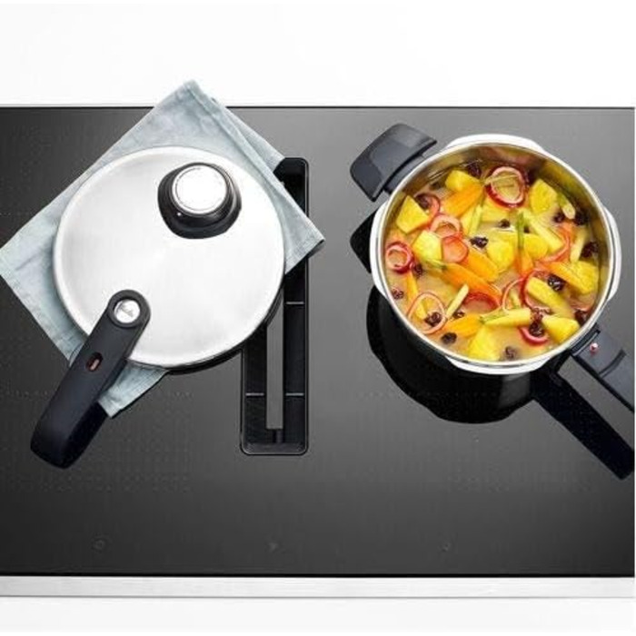 Премиум/скороварка, 4 части (6л - Ø 22 см и Rapid Frying Pan 2,5 л - Ø 22 см) с металлической крышкой, вставка - Сделано в Германии, индукционный 2,5 л и 6 л